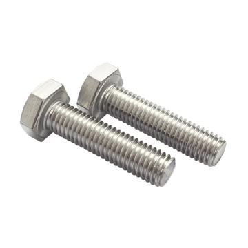 奧峰 DIN933全牙外六角螺栓，M6-1.0X10，不銹鋼316，強度A4-70